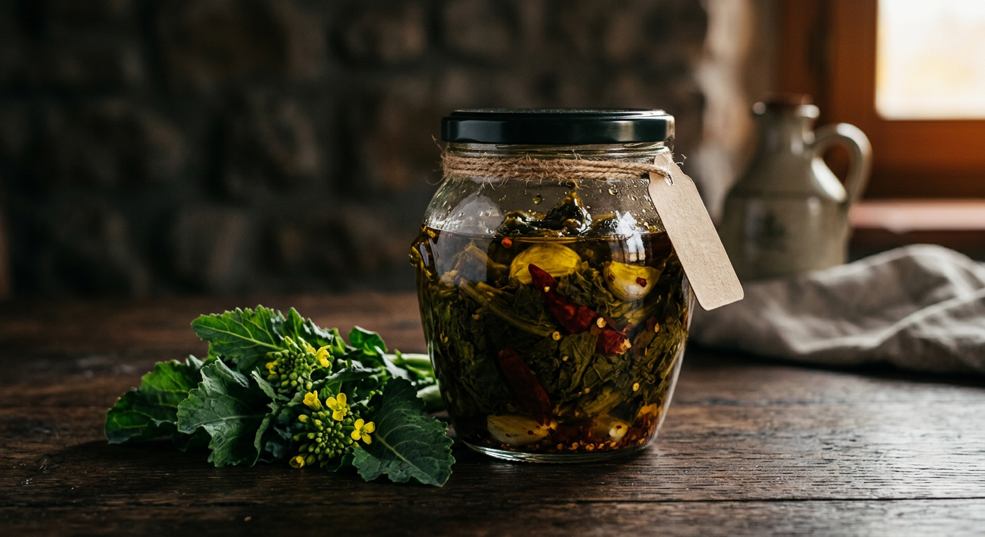 Cime di Rapa in Olio Extra Vergine (280 g)