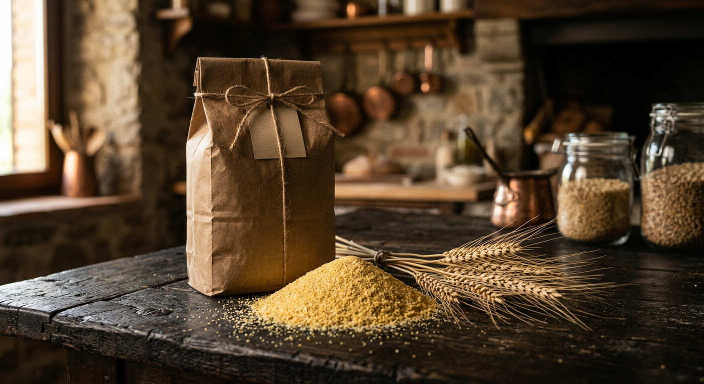 Farina di Grano Duro Lucano Macinata a Pietra (1 kg)