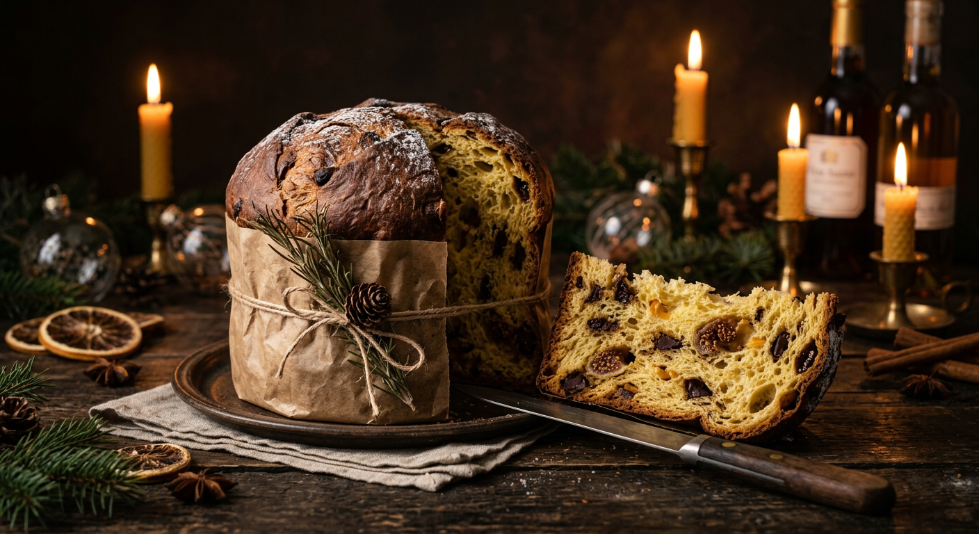 Panettone ai Fichi del Sud e Cioccolato (750 g)