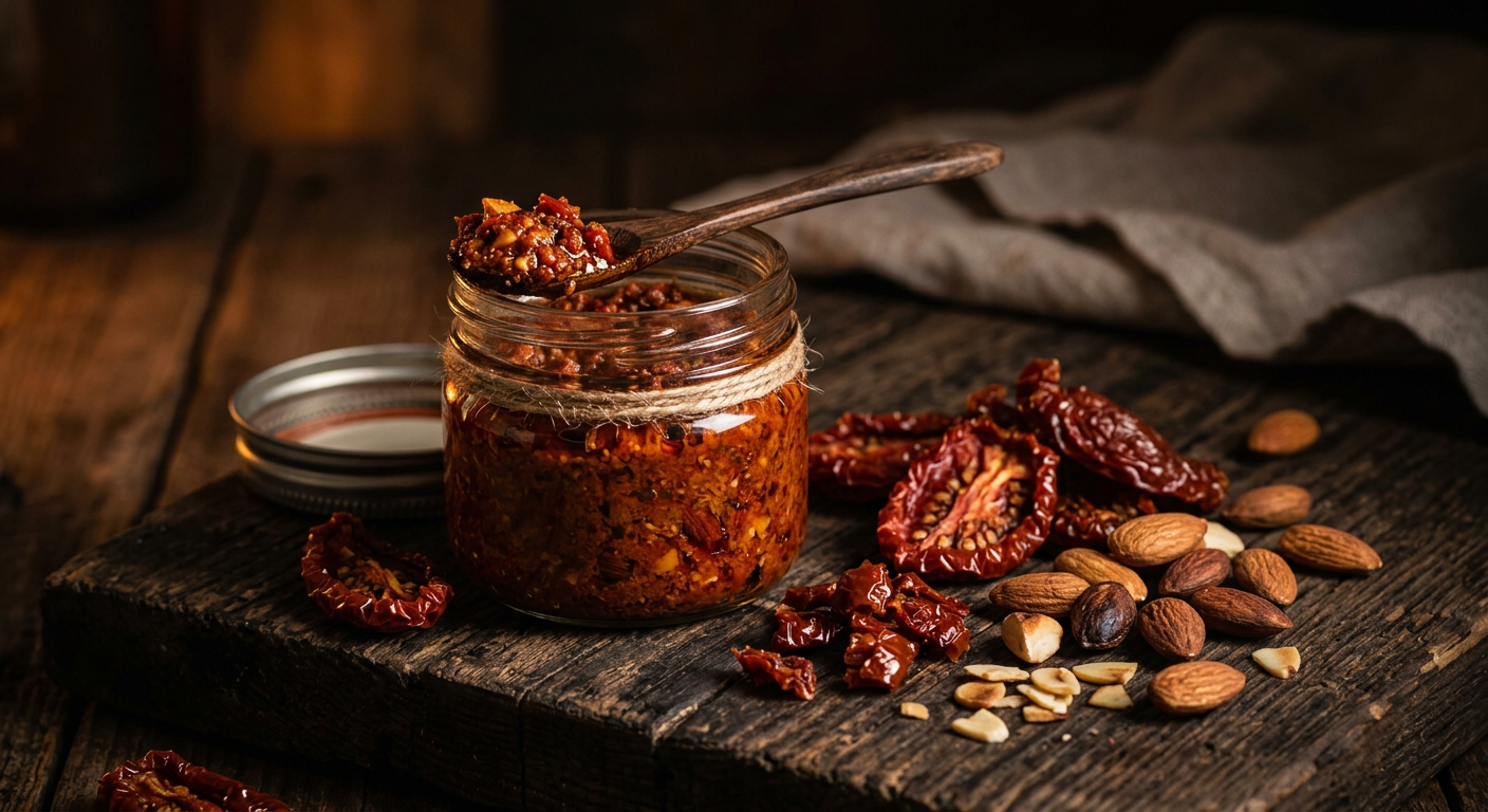 Pesto Rosso Salentino con Mandorle (190 g)